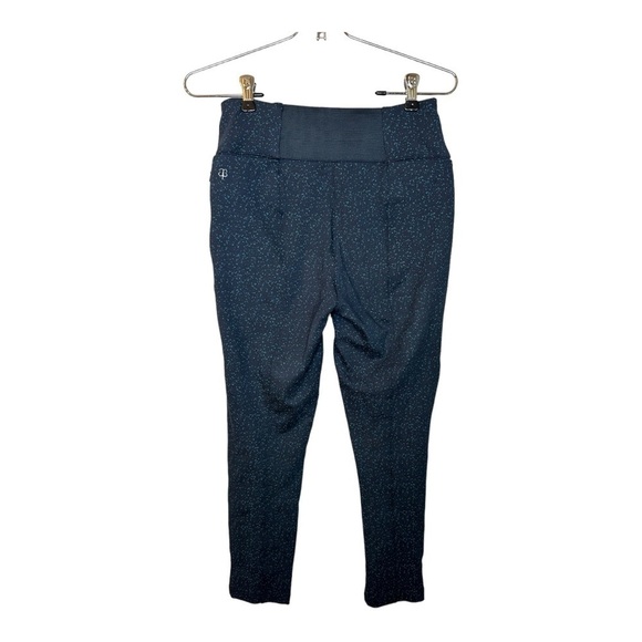 Betabrand Pattern Print Power Down Skinny Pants Small Petite - Picture 7 of 11